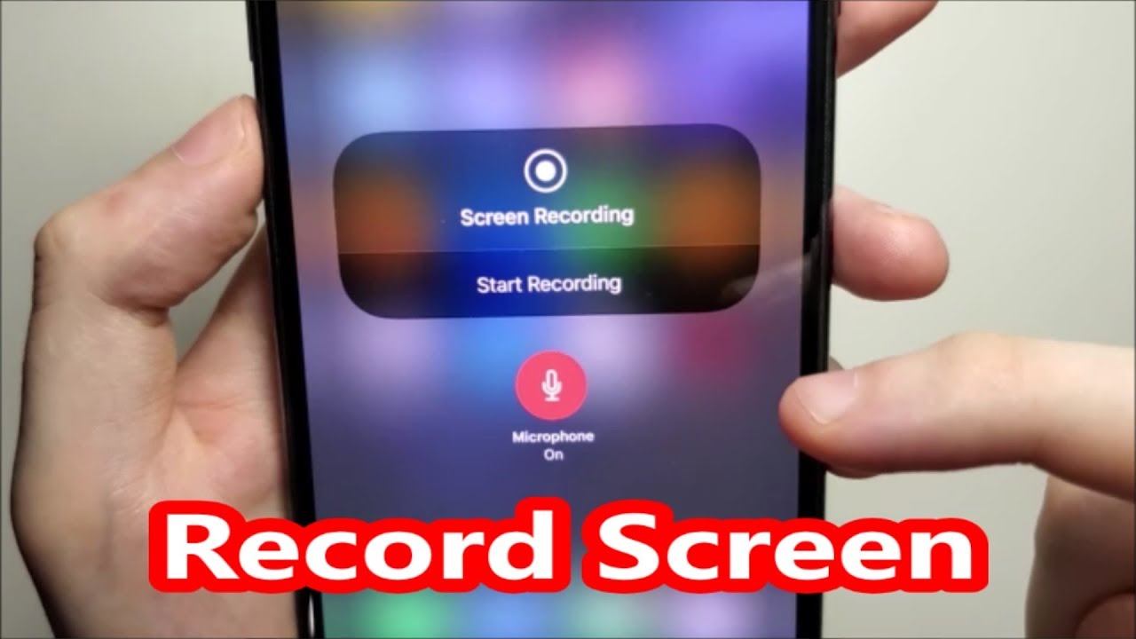 How to Screen Record on iPhone 11?